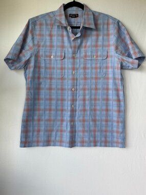 Michael Kors Short‑Sleeve Button‑Down Shirt – Size Large